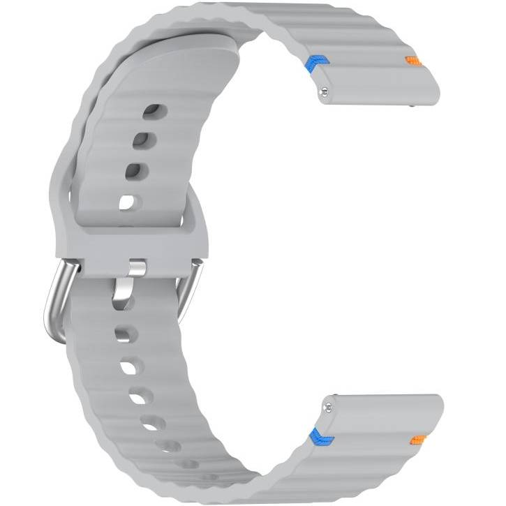 Ремешок BECOVER Ribbed Tape 22mm для Huawei Watch GT 5/GT 4/GT 3/Watch GS Pro Lite Gray (714288) Совместимость по модели Huawei Watch GT 5