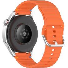 Ремінець BECOVER Ribbed Tape 22mm для Huawei Watch GT 5/GT 4/GT 3/Watch GS Pro Orange (714289)