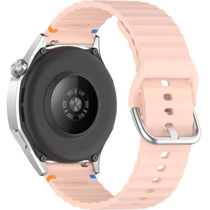 Ремінець BECOVER Ribbed Tape 22mm для Huawei Watch GT 5/GT 4/GT 3/Watch GS Pro Pink (714290) Сумісність за моделлю Huawei Watch GS Pro
