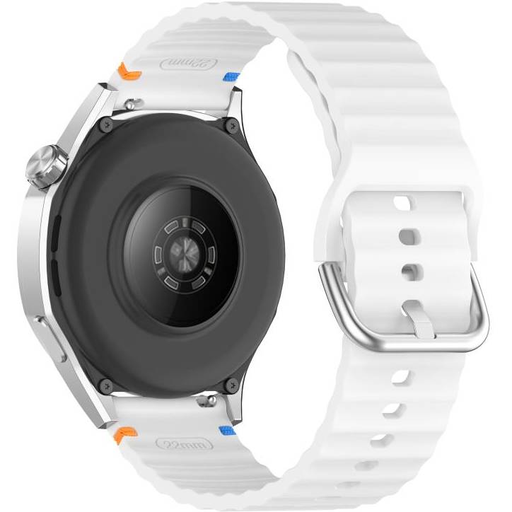 Ремешок BECOVER Ribbed Tape 22mm для Huawei Watch GT 5/GT 4/GT 3/Watch GS Pro White (714291) Совместимость по модели Huawei Watch GT 5