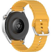 Ремінець BECOVER Ribbed Tape 22mm для Huawei Watch GT 5/GT 4/GT 3/Watch GS Pro Yellow (714292)