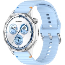 Ремешок BECOVER Ribbed Tape 20mm для Amazfit Bip 3/3 Pro/GTS 3/active/Active 2 Lite Blue (714268)