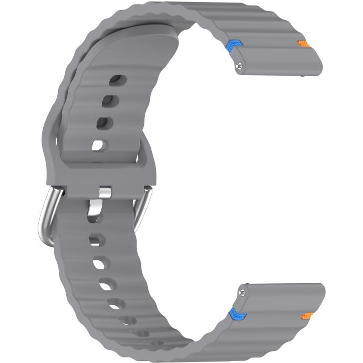 Ремінець BECOVER Ribbed Tape 20mm для Amazfit Bip 3/3 Pro/GTS 3/active/Active 2 Gray (714267) Сумісність за моделлю Amazfit GTS 2 mini