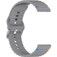 Ремінець BECOVER Ribbed Tape 20mm для Amazfit Bip 3/3 Pro/GTS 3/active/Active 2 Gray (714267)