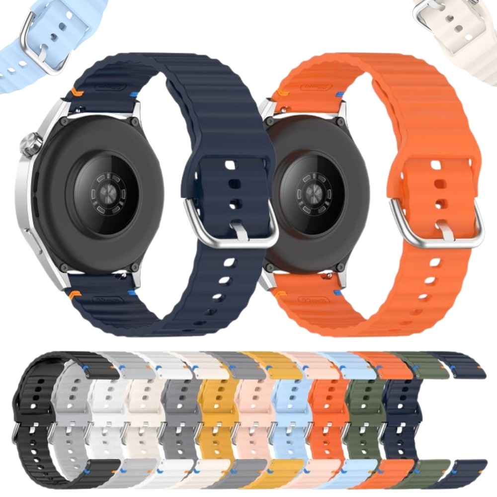 Ремешок BECOVER Ribbed Tape 20mm для Amazfit Bip 3/3 Pro/GTS 3/active/Active 2 White (714270) Совместимость по модели Amazfit Bip 3