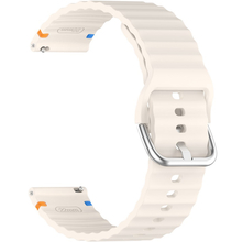 Ремешок BECOVER Ribbed Tape 22mm для Samsung Galaxy Watch/Gear S3 Classic/Gear S3 Frontier Cream (714272)