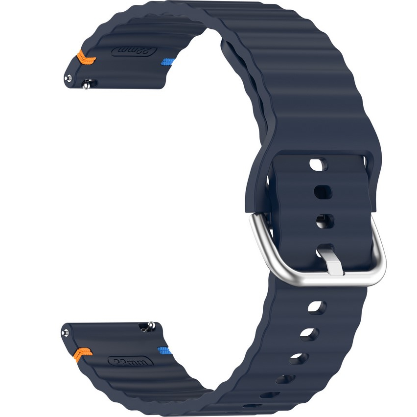 Ремінець BECOVER Ribbed Tape 22mm для Samsung Galaxy Watch/Gear S3 Classic/Frontier Deep Blue (714273) Сумісність за моделлю Samsung Gear S3 Classic