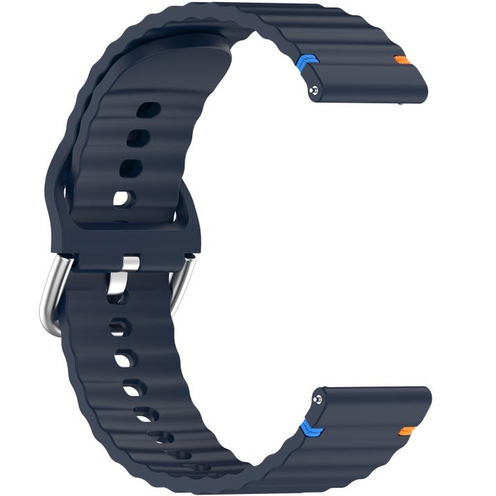 Ремінець BECOVER Ribbed Tape 22mm для Samsung Galaxy Watch/Gear S3 Classic/Frontier Deep Blue (714273) Сумісність за моделлю Samsung Gear S3 Frontier