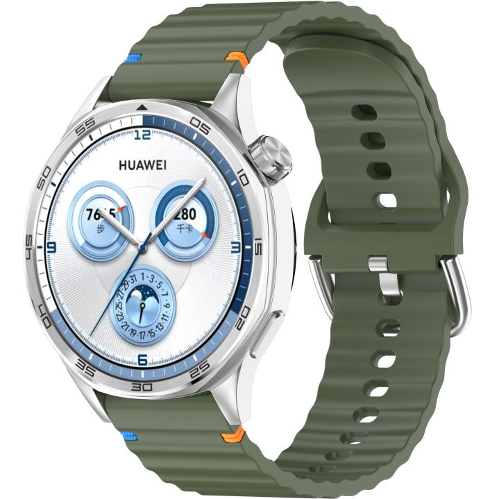 Ремешок BECOVER Ribbed Tape 22mm для Samsung Galaxy Watch/Gear S3 Classic/Frontier Khaki (714275)