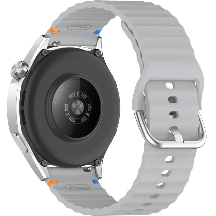 Ремешок BECOVER Ribbed Tape 22mm для Samsung Galaxy Watch/Gear S3 Classic/Frontier Lite Gray (714277) Совместимость по модели Samsung Galaxy Watch 3 45 мм