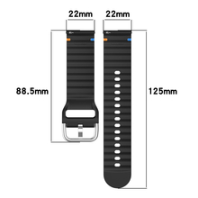 Ремінець BECOVER Ribbed Tape 22mm для Samsung Galaxy Watch/3/Gear S3 Classic/Gear S3 Frontier Orange (714278)