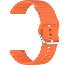 Ремінець BECOVER Ribbed Tape 22mm для Samsung Galaxy Watch/3/Gear S3 Classic/Gear S3 Frontier Orange (714278)