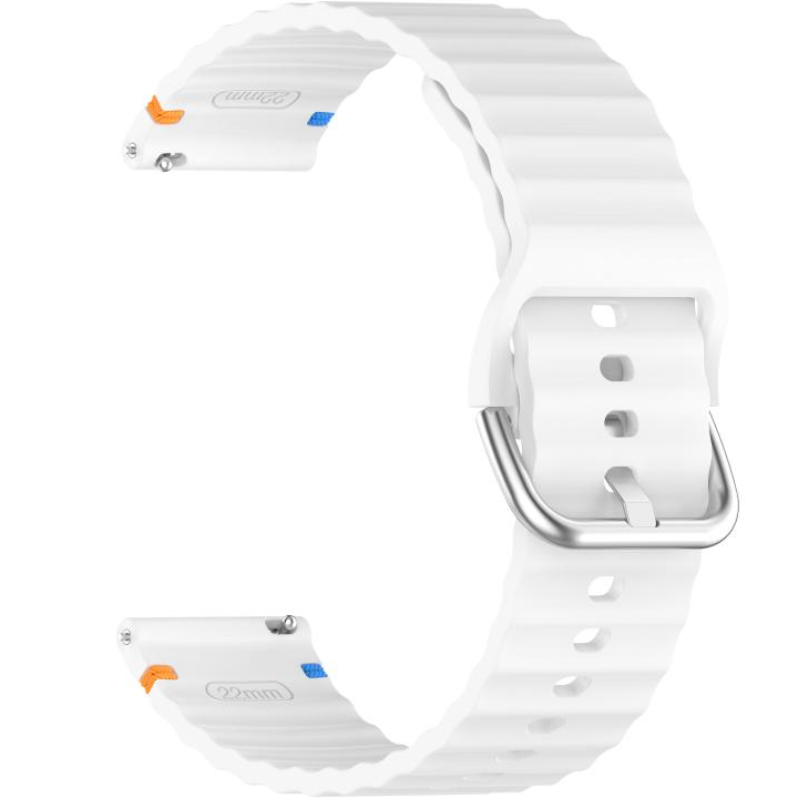 Ремінець BECOVER Ribbed Tape 22mm для Samsung Galaxy Watch/3/Gear S3 Classic/Gear S3 Frontier White (714280) Сумісність за моделлю Samsung Gear S3 Frontier