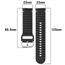 Ремінець BECOVER Ribbed Tape 22mm для Samsung Galaxy Watch/3/Gear S3 Classic/Gear S3 Frontier White (714280)
