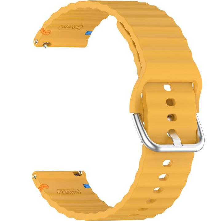 Ремешок BECOVER Ribbed Tape 22mm для Samsung Galaxy Watch/3/Gear S3 Classic/Gear S3 Frontier Yellow (714281) Совместимость по модели Samsung Gear S3 Frontier