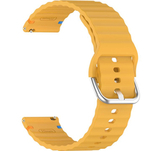 Ремешок BECOVER Ribbed Tape 22mm для Samsung Galaxy Watch/3/Gear S3 Classic/Gear S3 Frontier Yellow (714281)
