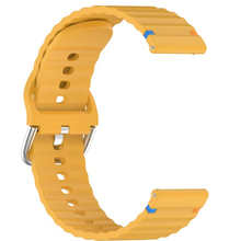 Ремешок BECOVER Ribbed Tape 22mm для Samsung Galaxy Watch/3/Gear S3 Classic/Gear S3 Frontier Yellow (714281)