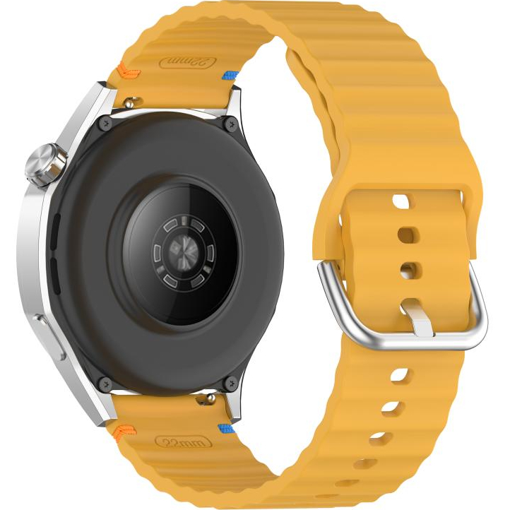 Ремешок BECOVER Ribbed Tape 22mm для Samsung Galaxy Watch/3/Gear S3 Classic/Gear S3 Frontier Yellow (714281) Совместимость по модели Samsung Galaxy Watch 3 45 мм