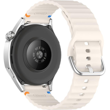 Ремінець BECOVER Ribbed Tape 22mm для Huawei Watch GT 5/GT 4/GT 3/Watch GS Pro Cream (714283)