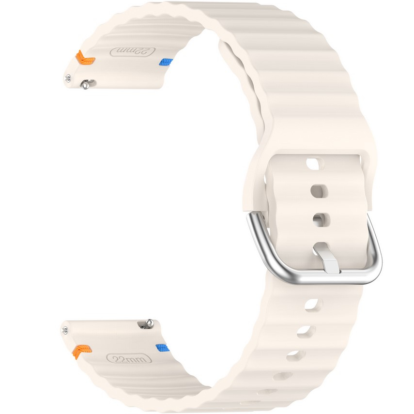 Ремінець BECOVER Ribbed Tape 22mm для Huawei Watch GT 5/GT 4/GT 3/Watch GS Pro Cream (714283) Сумісність за моделлю HUAWEI Watch GT 3