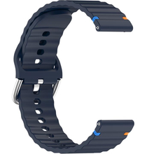 Ремінець BECOVER Ribbed Tape 22mm для Huawei Watch GT 5/GT 4/GT 3/Watch GS Pro Deep Blue (714284)