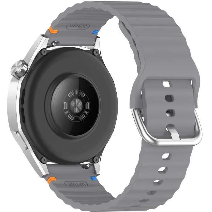Ремешок BECOVER Ribbed Tape 22mm для Huawei Watch GT 5/GT 4/GT 3/Watch GS Pro Gray (714285) Совместимость по модели HUAWEI Watch GT 4