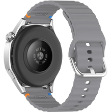 Ремешок BECOVER Ribbed Tape 22mm для Huawei Watch GT 5/GT 4/GT 3/Watch GS Pro Gray (714285)