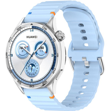 Ремешок BECOVER Ribbed Tape 22mm для Huawei Watch GT 5/GT 4/GT 3/Watch GS Pro Lite Blue (714287)