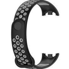 Ремінець BECOVER Vents Style для Xiaomi Mi Smart Band 10 Black-Gray (713628)