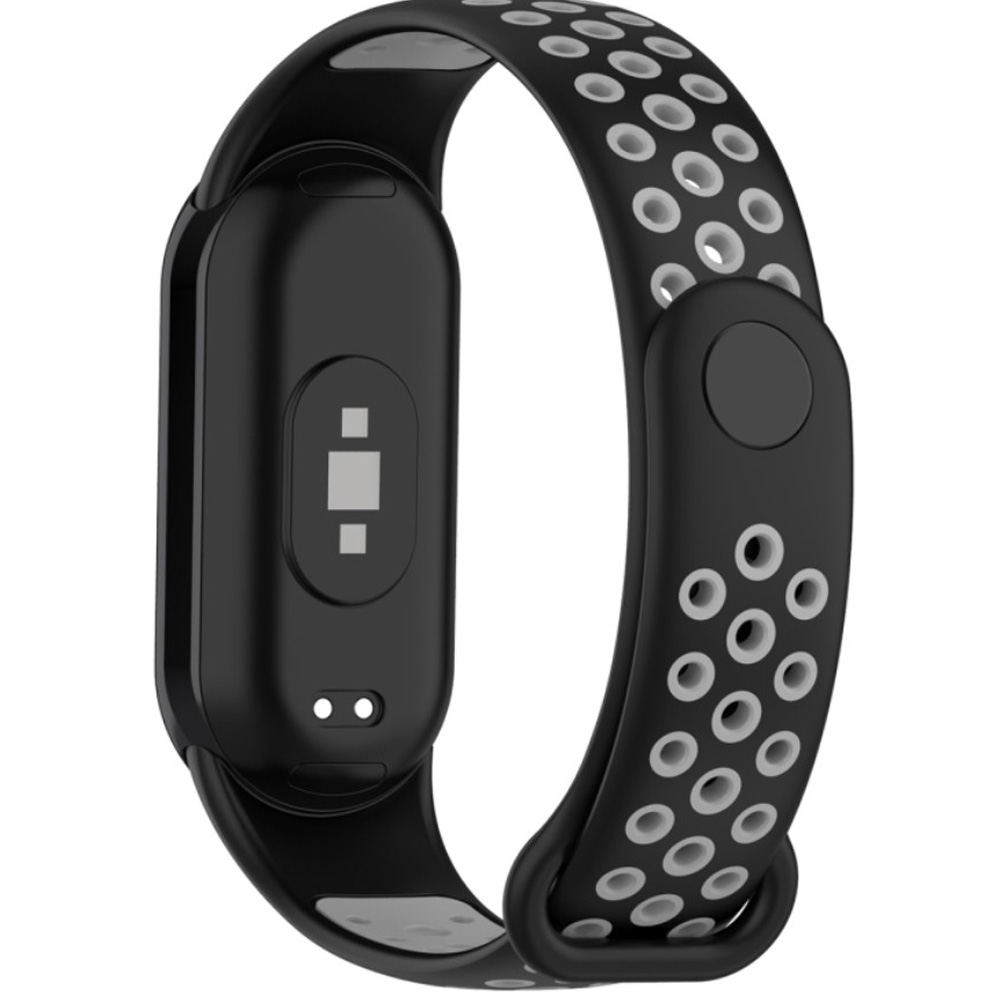 Ремінець BECOVER Vents Style для Xiaomi Mi Smart Band 10 Black-Gray (713628) Тип ремінець