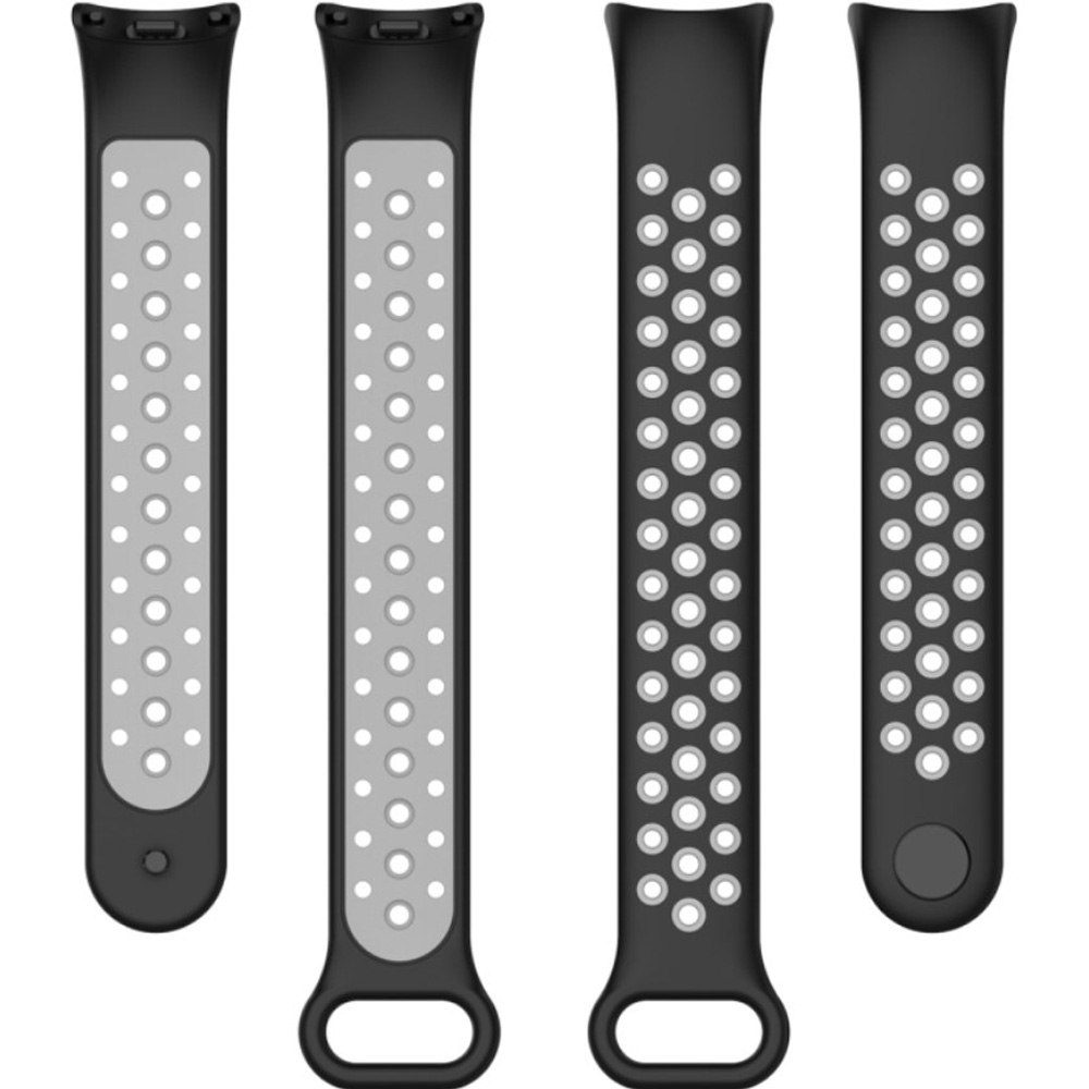 Ремінець BECOVER Vents Style для Xiaomi Mi Smart Band 10 Black-Gray (713628) Сумісність за моделлю Xiaomi Mi Smart Band 10