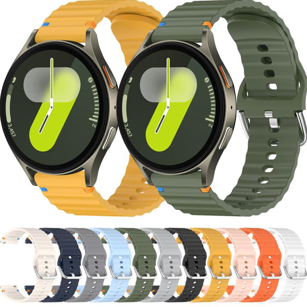 Ремешок BECOVER Ribbed Straight 20mm для Samsung Galaxy Watch 7 40/44mm /6/5/4/3 41mm Gray (714845) Совместимость по модели Samsung Galaxy Watch 4 44mm