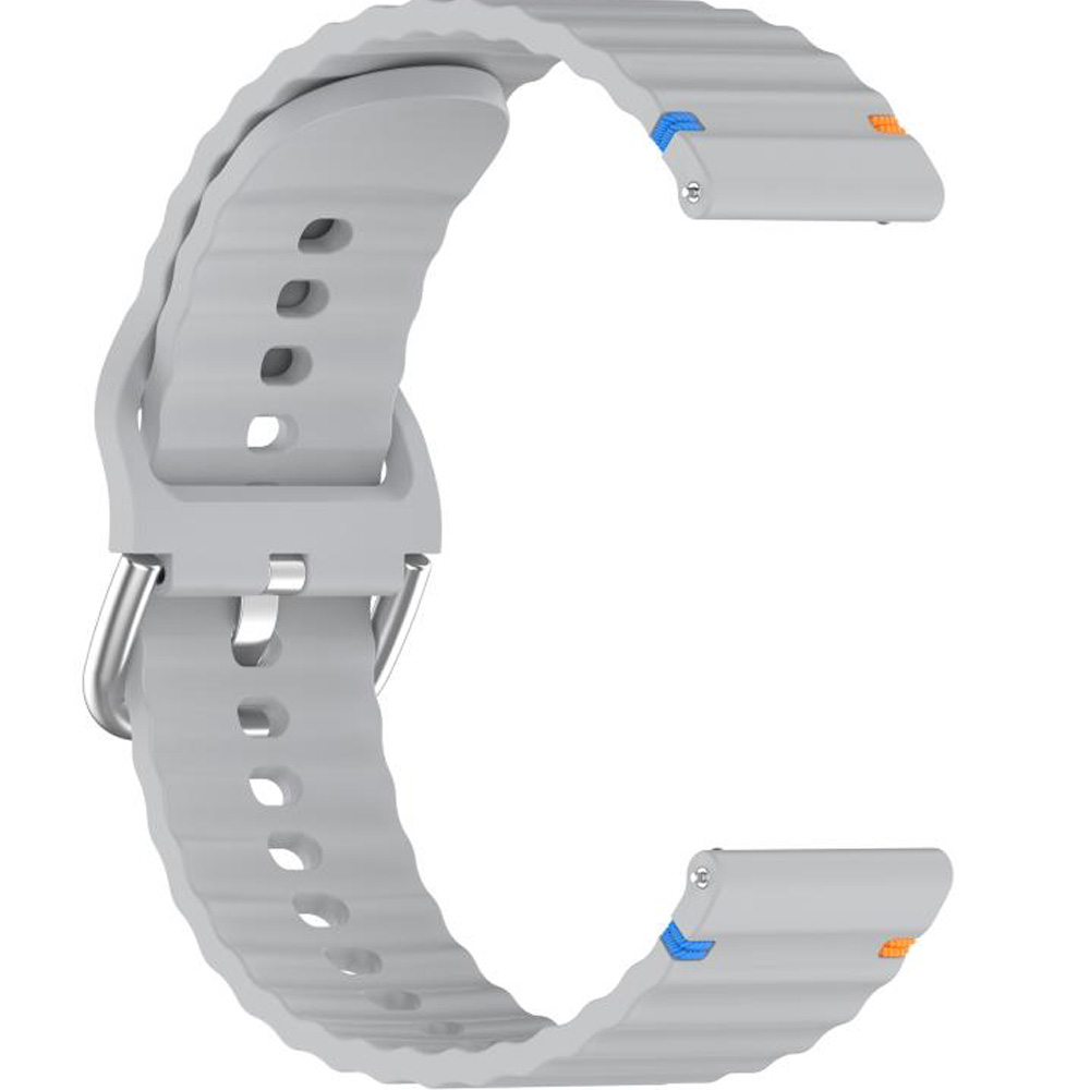 Покупка Ремешок BECOVER Ribbed Straight 20mm для Samsung Galaxy Watch 7 40/44mm /6/5/4/3 Lite Gray (714848)