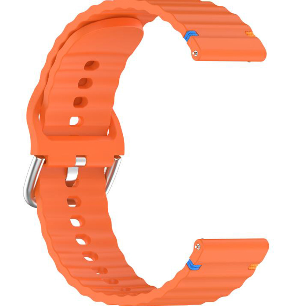 Ремінець BECOVER Ribbed Straight 20mm для Samsung Galaxy Watch 7 40/44mm /6/5/4/3 41mm Orange (714849) Сумісність за моделлю Samsung Galaxy Watch 4 44mm