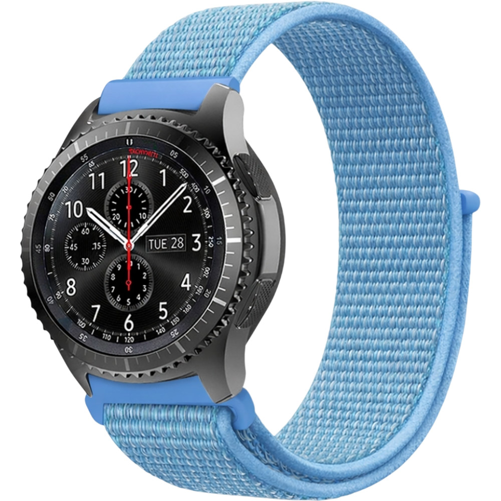 Ремешок BECOVER Nylon Style для Xiaomi iMi KW66/Mi Watch Color/Haylou LS01 Aqua Blue (715004)