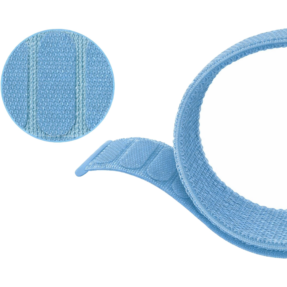 Зовнішній вигляд Ремінець BECOVER Nylon Style для Amazfit Stratos (22mm) 1/2/2S/3/GTR 2/GTR 4 Aqua Blue (715005)