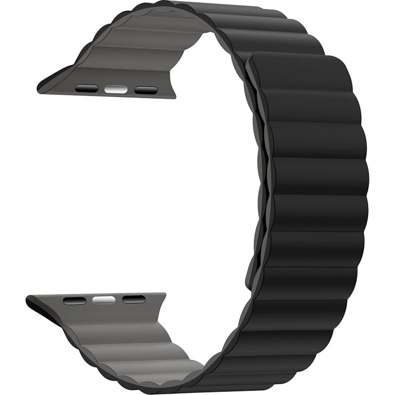 Ремешок ARMORSTANDART MagLink для Apple Watch 42 (Series 11-10)/41/40/38 Black Grey (ARM86919)