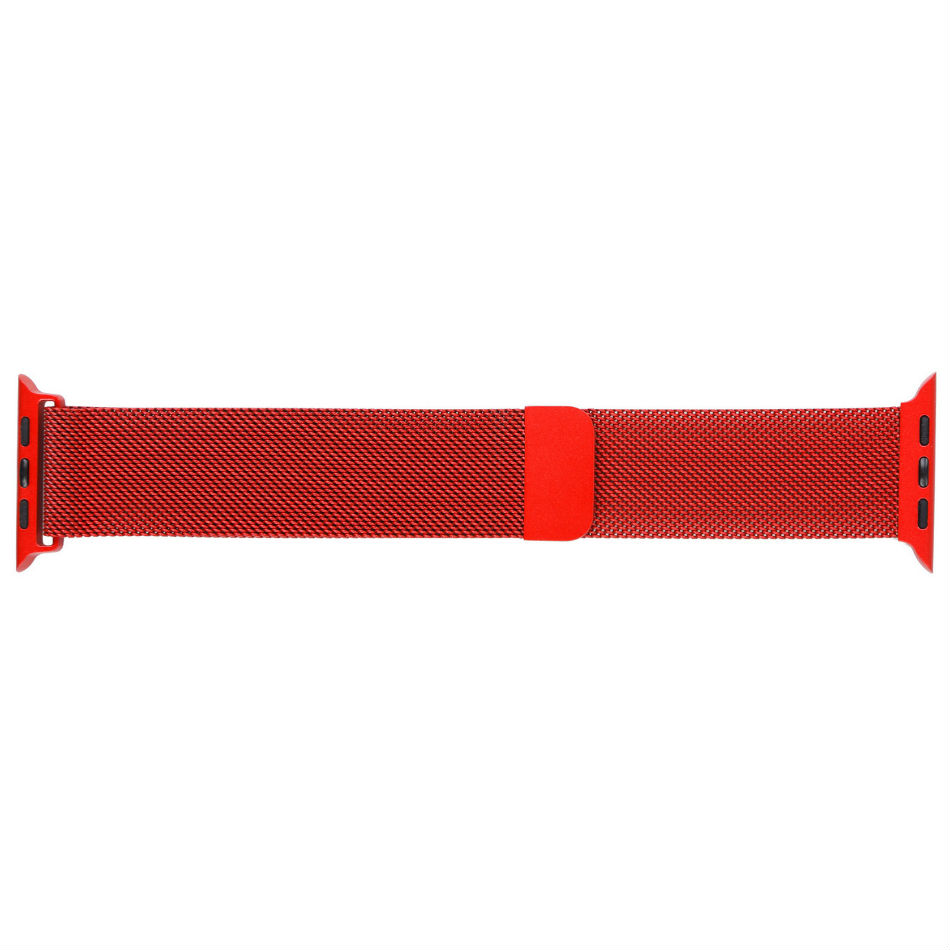 Браслет ArmorStandart Milanese Loop Band для Apple Watch All Series 42/44/45/49mm Red (ARM54390)