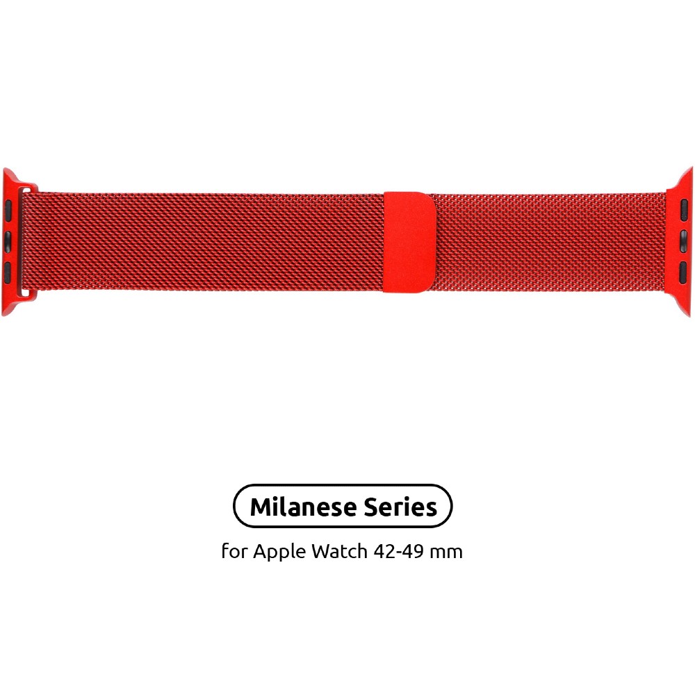 Браслет ArmorStandart Milanese Loop Band для Apple Watch All Series 42/44/45/49mm Red (ARM54390) Тип браслет