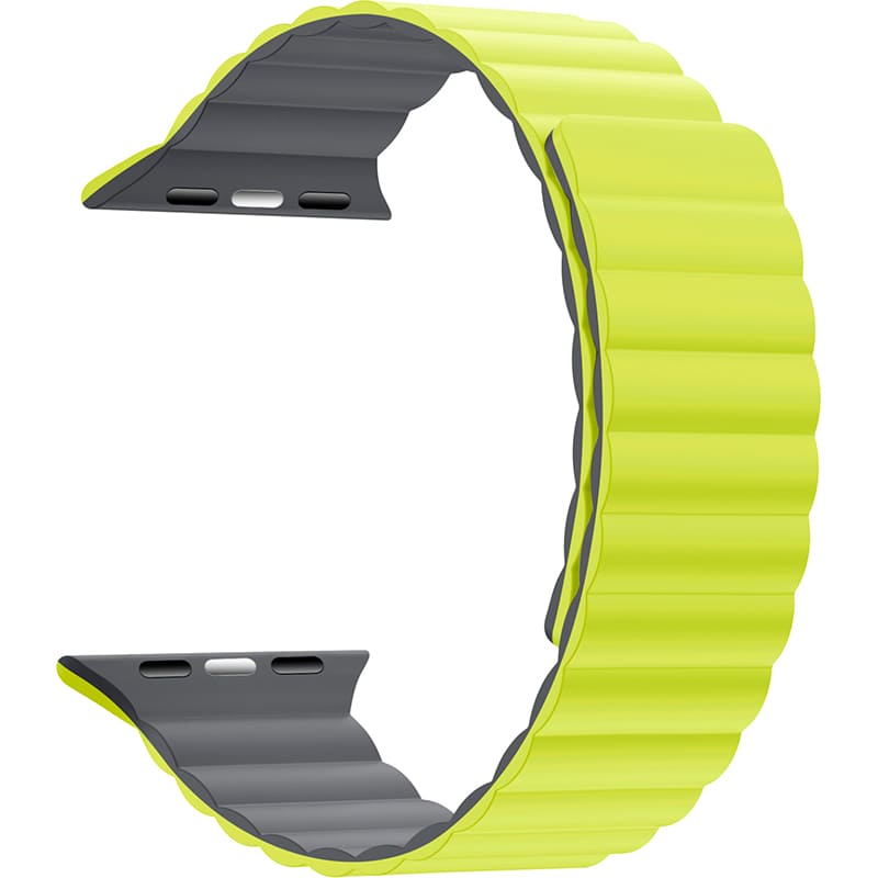 Ремінець ARMORSTANDART MagLink для Apple Watch 42 (Series 11-10)/41/40/38 Lime Grey (ARM86922)