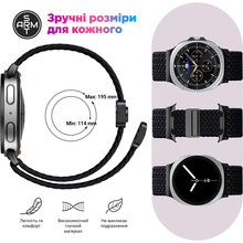 Ремінець ARMORSTANDART Braided Solo Loop Samsung Watch 8/8 Classic Rose Gold (ARM87356)