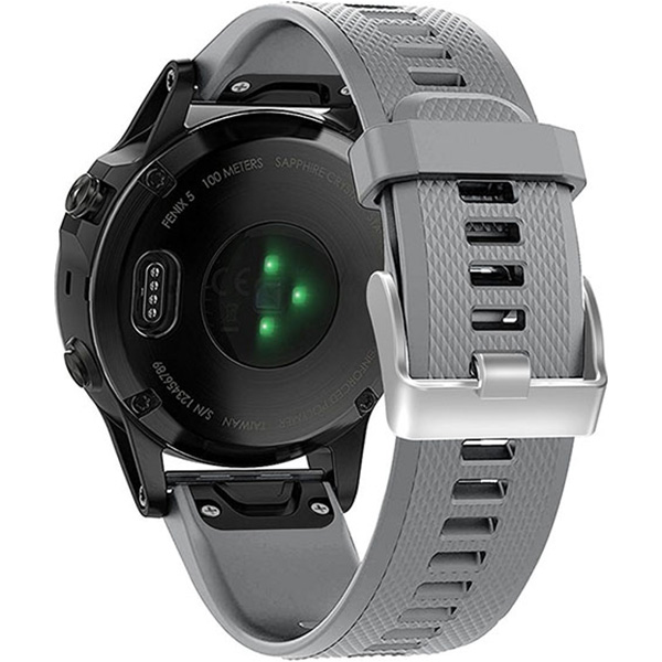 Ремешок ARMORSTANDART Silicone Line для Garmin 22mm Grey (ARM88488) Материал силикон