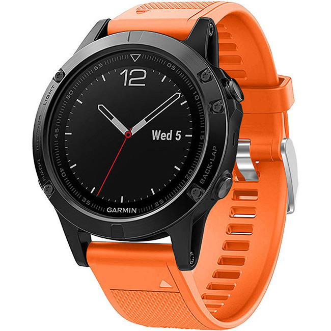 Ремінець ARMORSTANDART Silicone Line для Garmin 22mm Orange (ARM88489) Тип ремінець