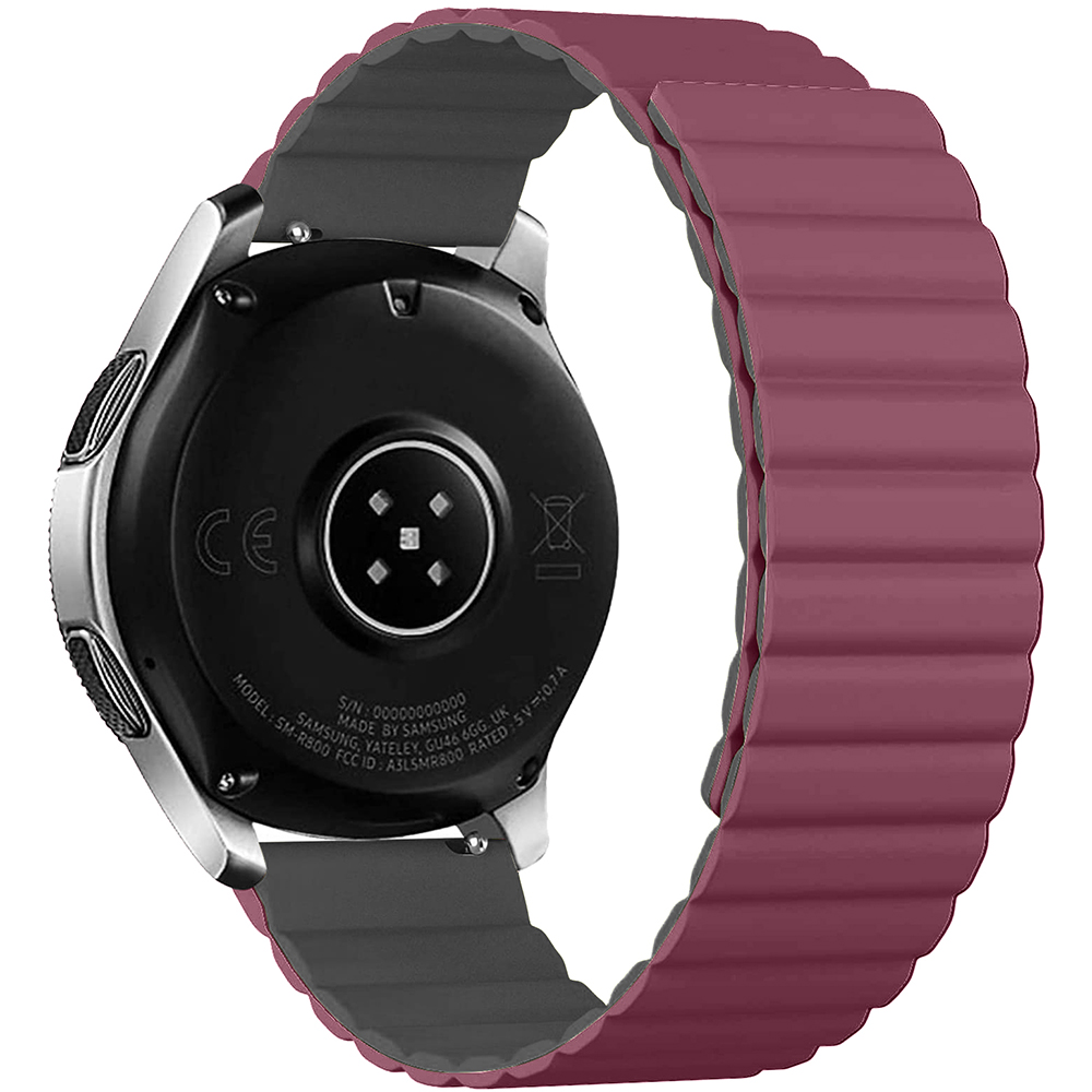 Ремешок ARMORSTANDART MagLink 22mm Wine Red Grey (ARM88946)