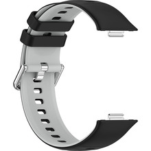 Ремінець ARMORSTANDART для Huawei Watch Fit 3/4/4 Pro Black Grey (ARM89072)