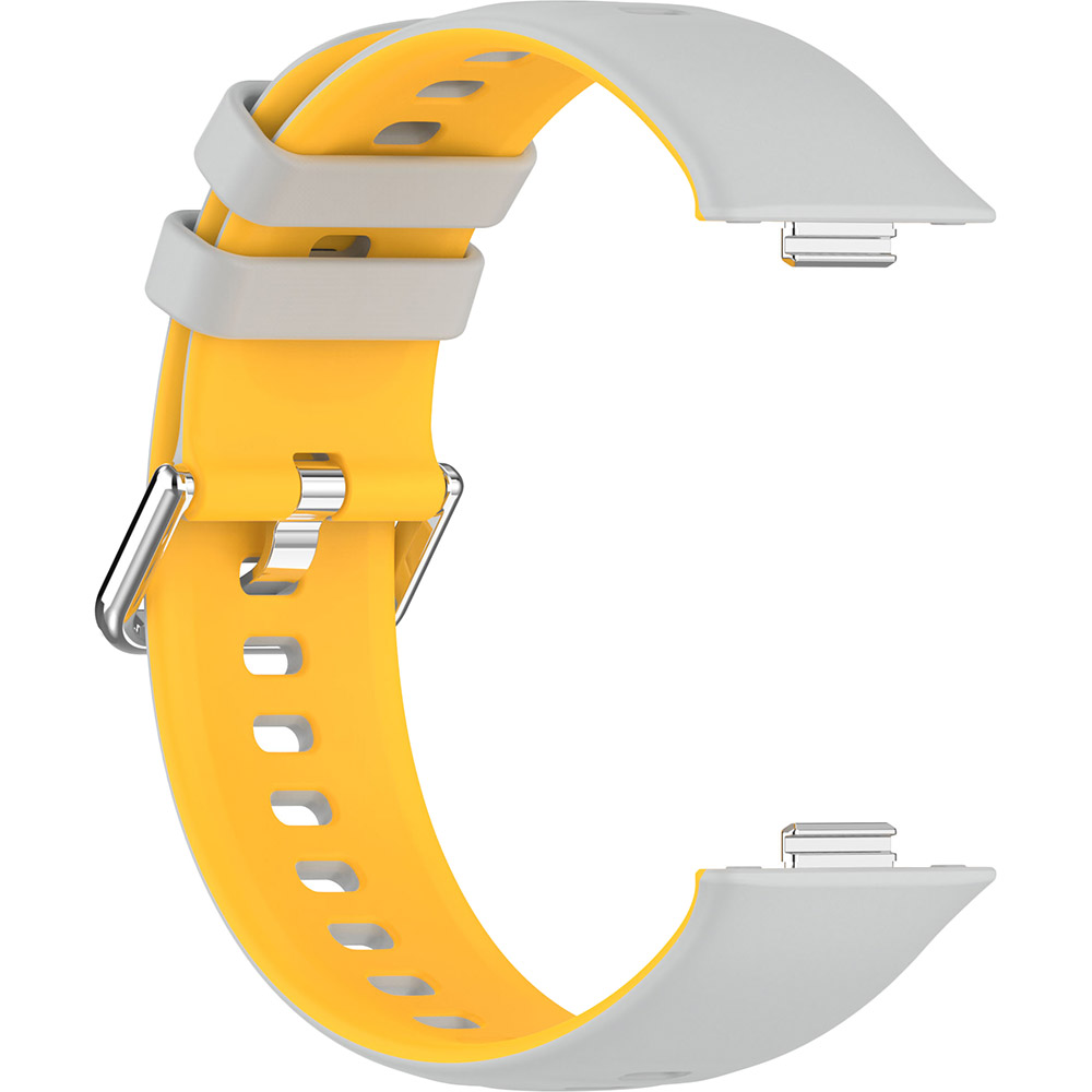 Ремінець ARMORSTANDART для Huawei Watch Fit 3 / 4 / 4 Pro Grey Yellow (ARM89073) Сумісність за моделлю Huawei Watch Fit 4