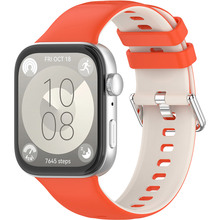 Ремінець ARMORSTANDART для Huawei Watch Fit 3/4/4 Pro Orange Cream (ARM89075)