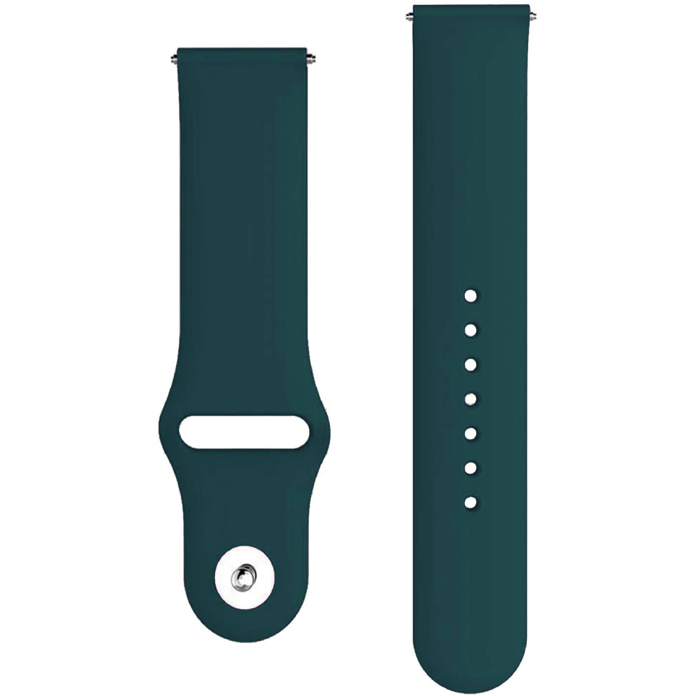 Ремінець ARMORSTANDART Silicone Watch Strap 20 mm Dark Green (ARM89318) Тип ремінець