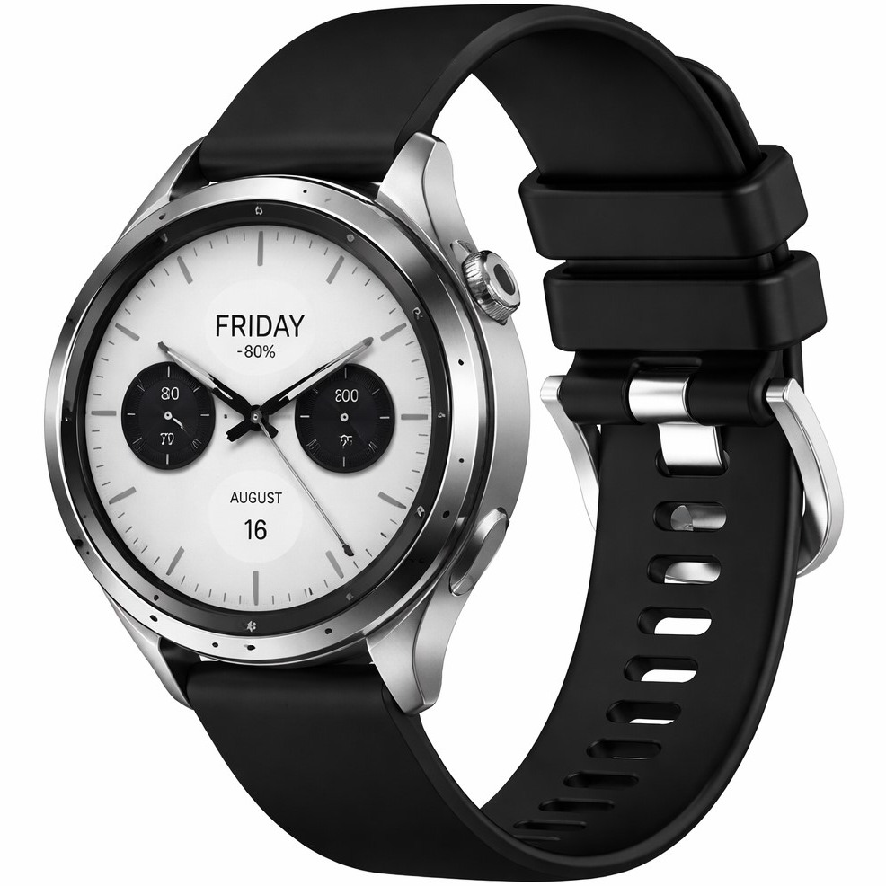 Ремінець BECOVER для Xiaomi Watch S4 47mm (22mm) Black (715149) Тип ремінець