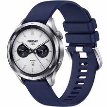 Ремешок BECOVER для Xiaomi Watch S4 47mm (22mm) Deep Blue (715150)